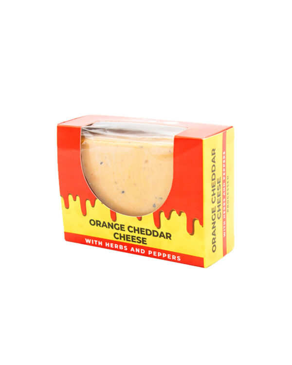 Orange Cheddar with herbs