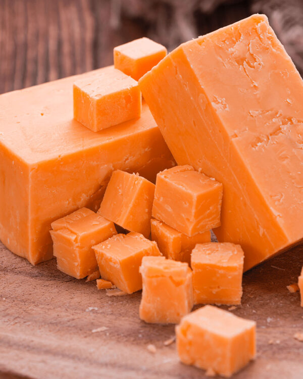 Orange Cheddar with herbs
