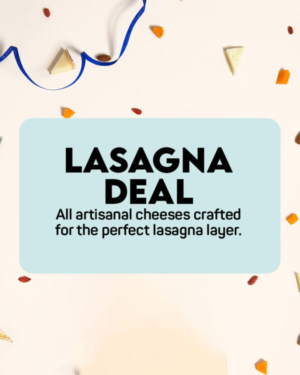 Gourmet Cheese for Lasagna